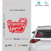 Classic Registered Nurse Sticker for Cars